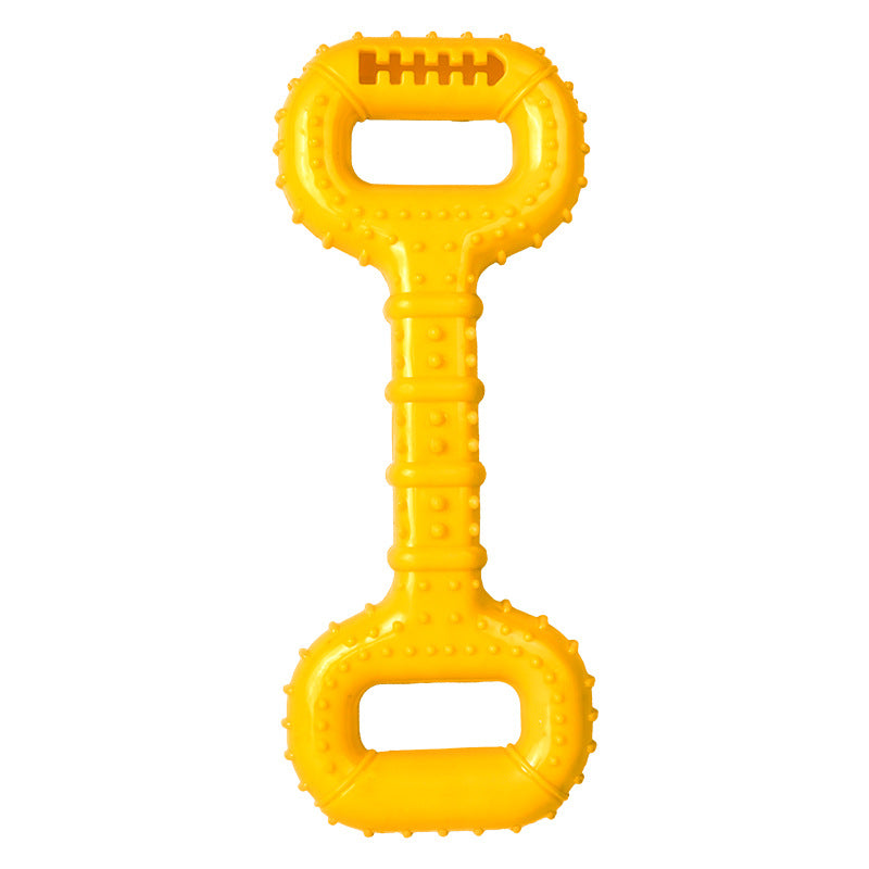 Long Lasting Interactive Pet Chew Bone Toy With Pull Band