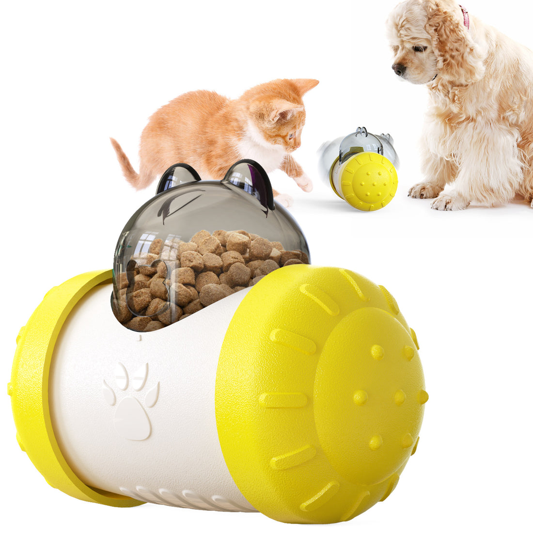 Interactive Pet Treat Dispensing Puzzle Ball Feeder Toy