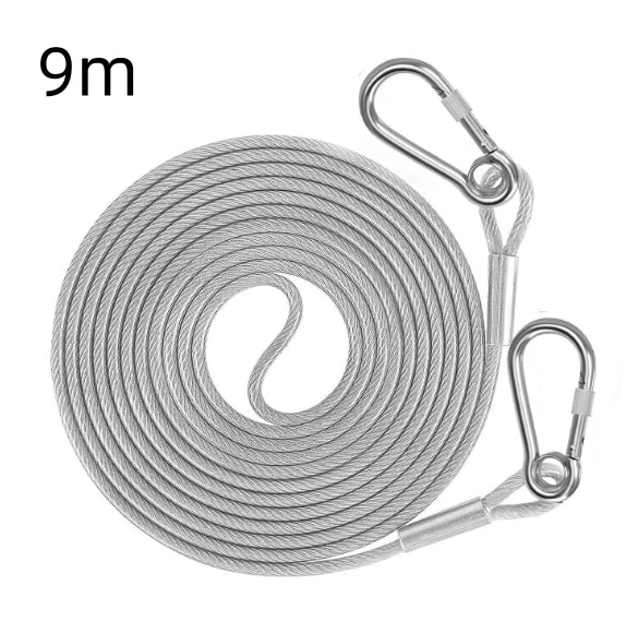 Pet Wire Rope Leash Durable Towing Lead
