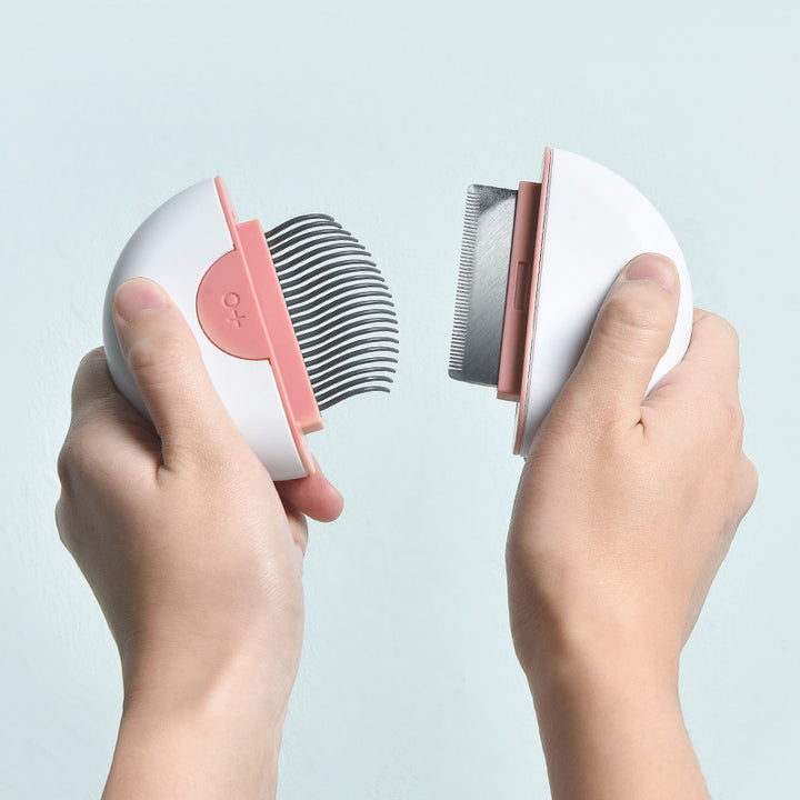 Steel Pet Grooming Comb And Brush Set For Detangling And Shedding