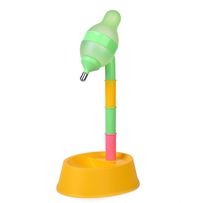 Adjustable Height Pet Water Dispenser Bowl Fountain Feeder