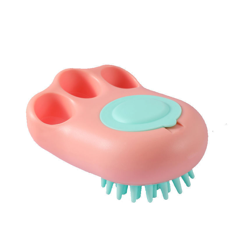 Pet Claw Bath Brush And Massage Comb For Grooming And Cleaning