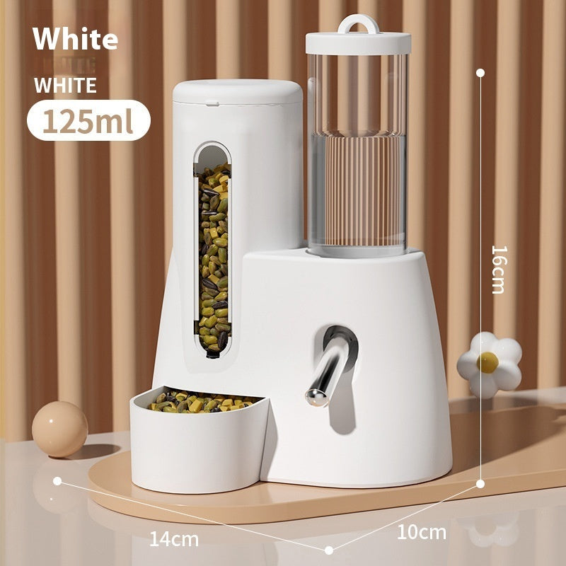 Automatic Pet Water Feeder Drinking Bottle Food Basin For Cage Use