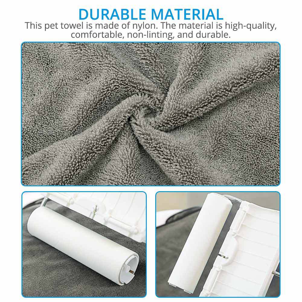 Super Absorbent Large Pet Bathrobe Towel For Quick Drying
