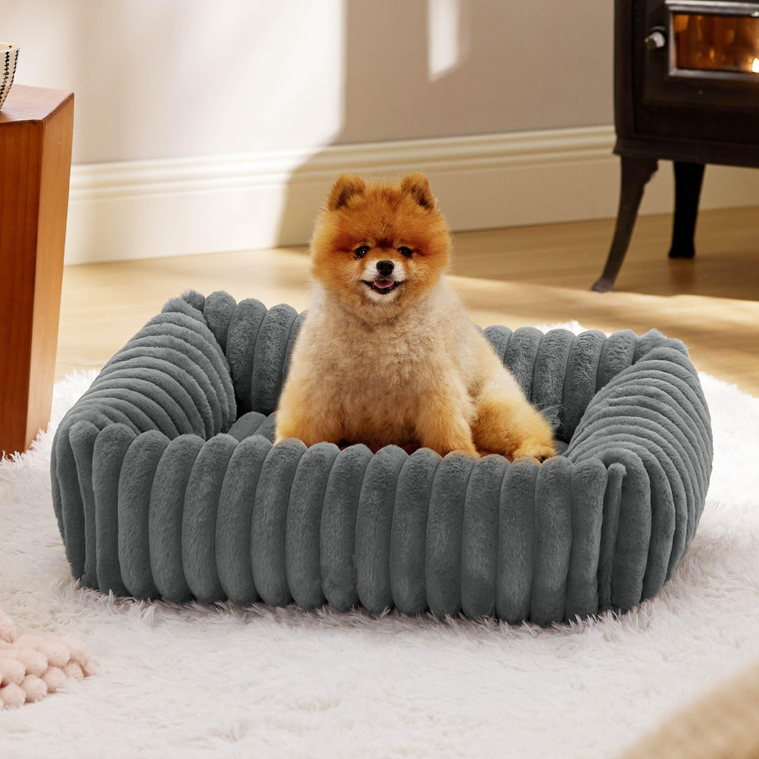 All Season Plush Pet Bed Warm Comfortable House