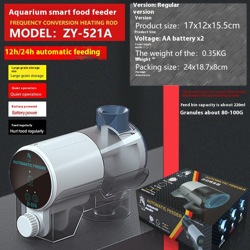 Automatic Fish Tank Feeder Timing Pellet Feeding For Aquarium Pets