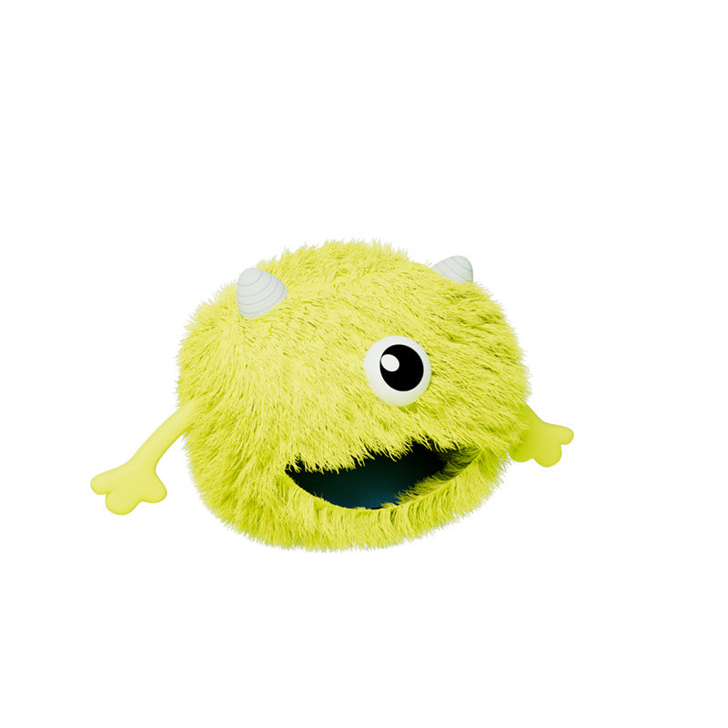 Fluffy Round Pet Bed Washable Non Slip Calming Plush Cushion