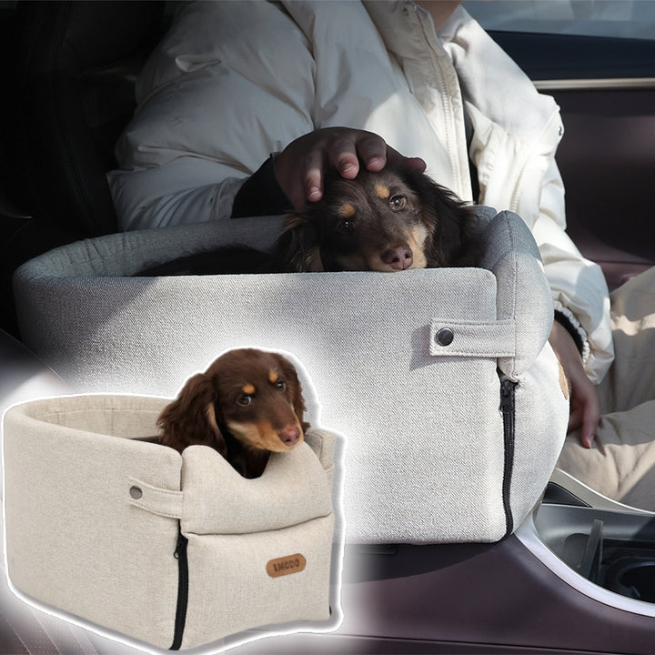 Portable Pet Car Seat Bed For Small Dogs And Cats Travel Carrier