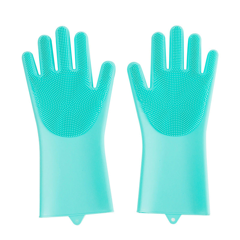 Silicone Pet Grooming Glove Brush For Bath And Hair Care