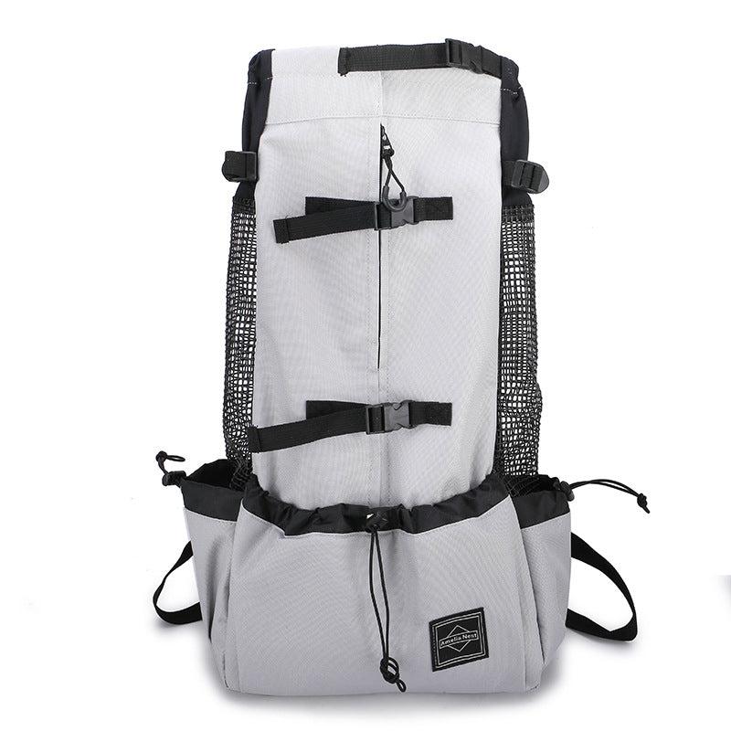 Breathable Double Shoulder Pet Carrier Backpack For Outdoor Travel