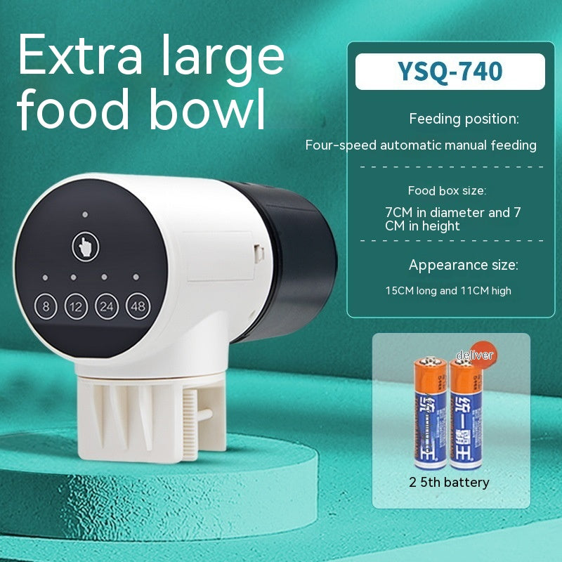 Smart Aquarium Timed Fish Feeder For Automatic Feeding System