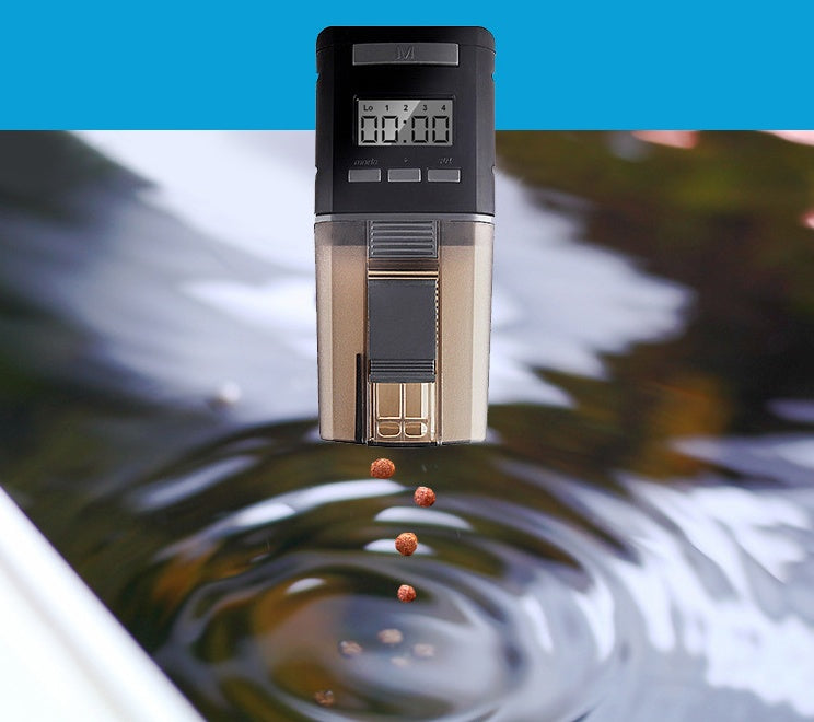 Automatic Fish Tank Feeder For Goldfish Koi And Aquarium Use