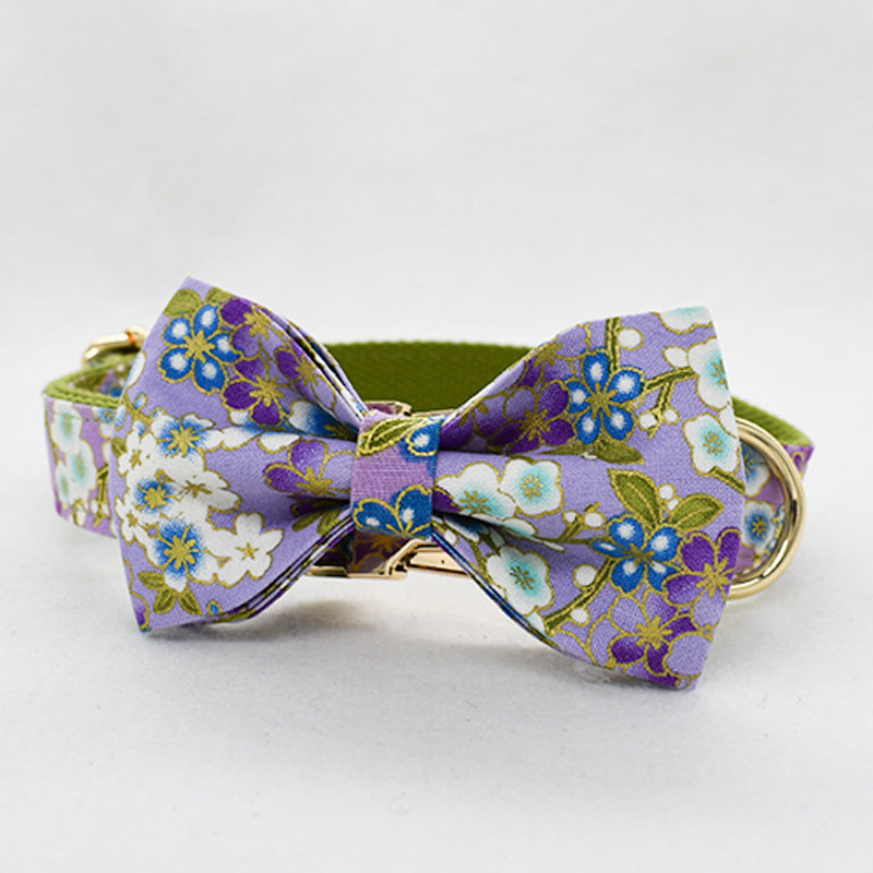 Pet Purple Zephyr Collar Leash Set