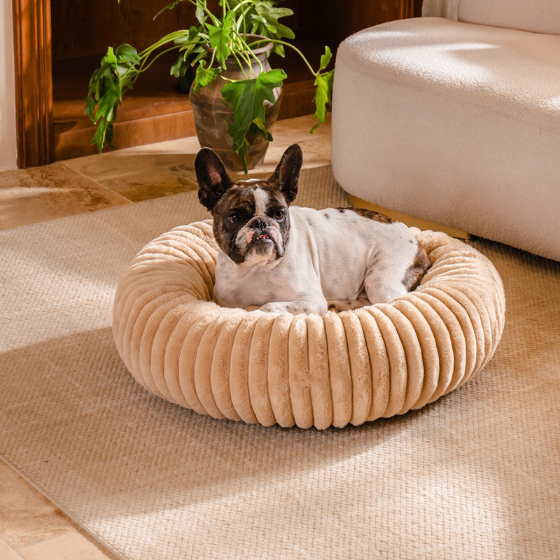 High Gram Plush Pet Bed Round Warm Winter House