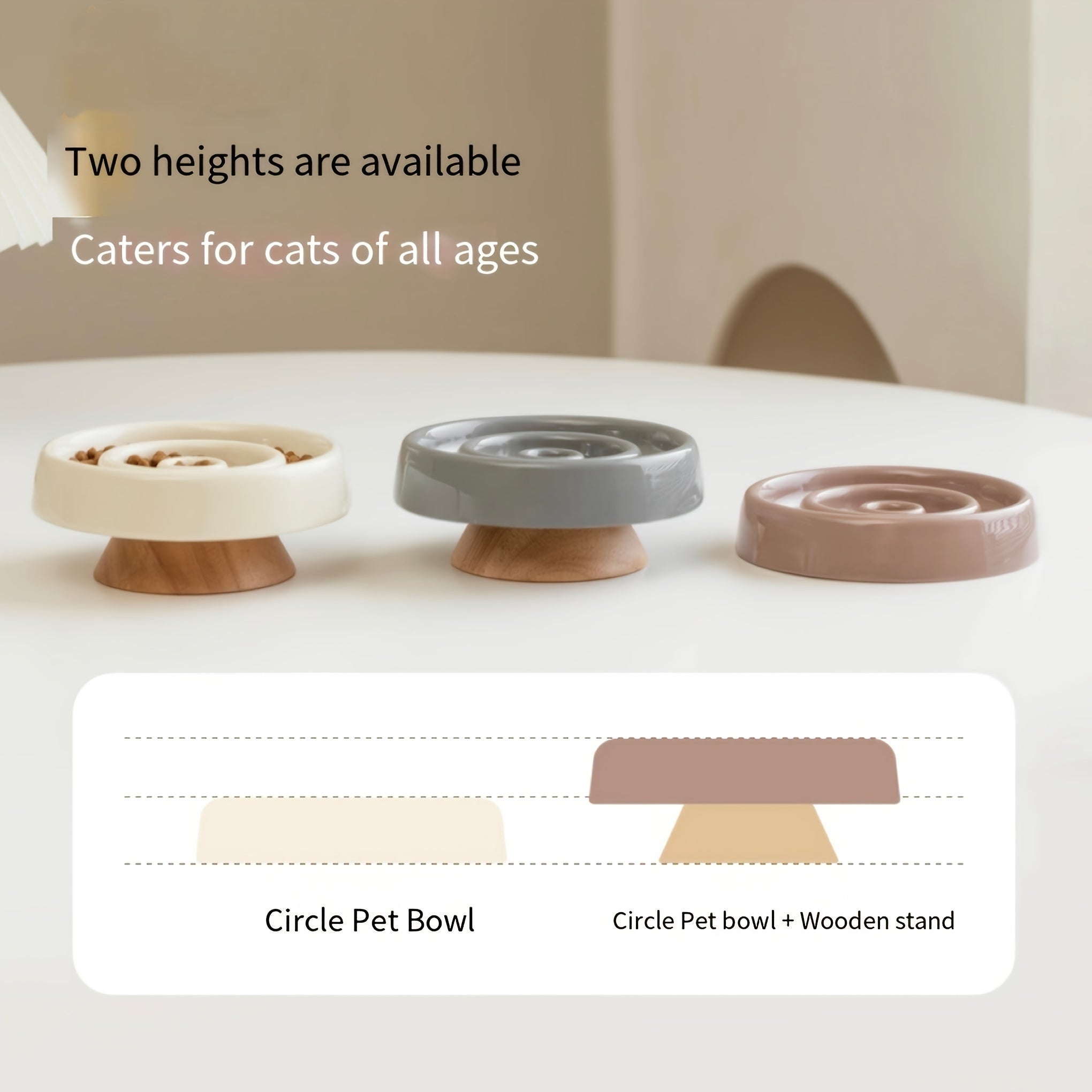 Ceramic Slow Feeder Bowl Anti Gulping Pet Puzzle Food Dish