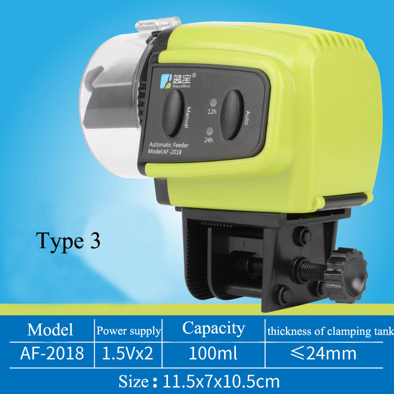 Large Capacity Automatic Fish Feeder For Aquarium Fish Tank