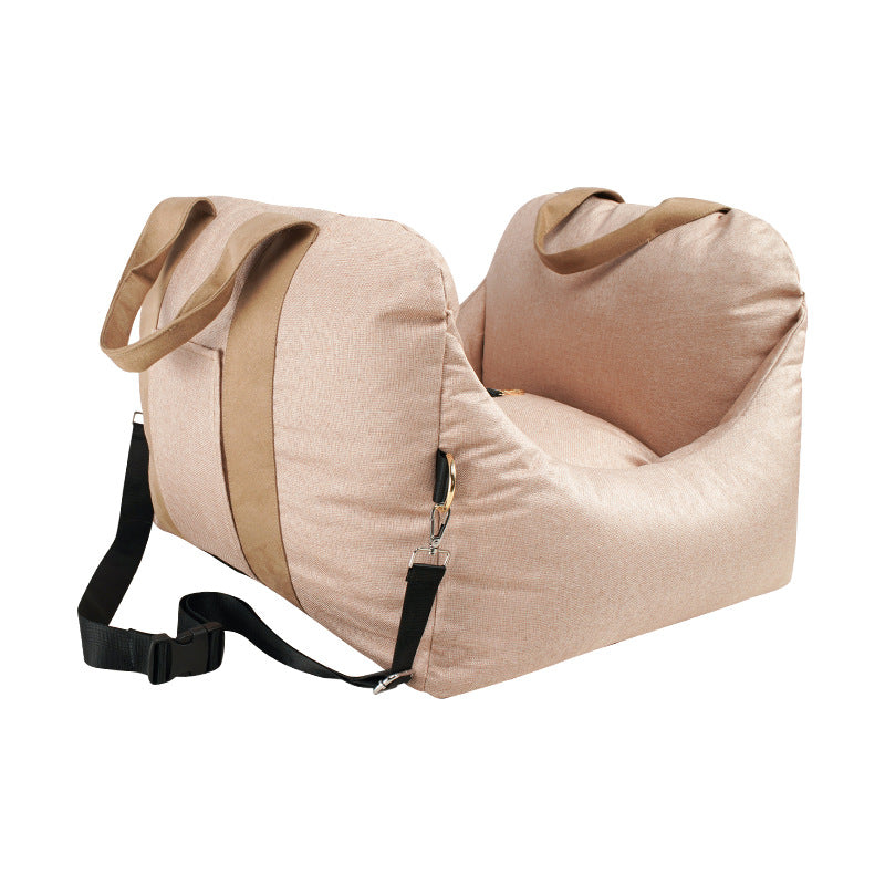 Detachable Washable Pet Car Seat Carrier For All Seasons Travel