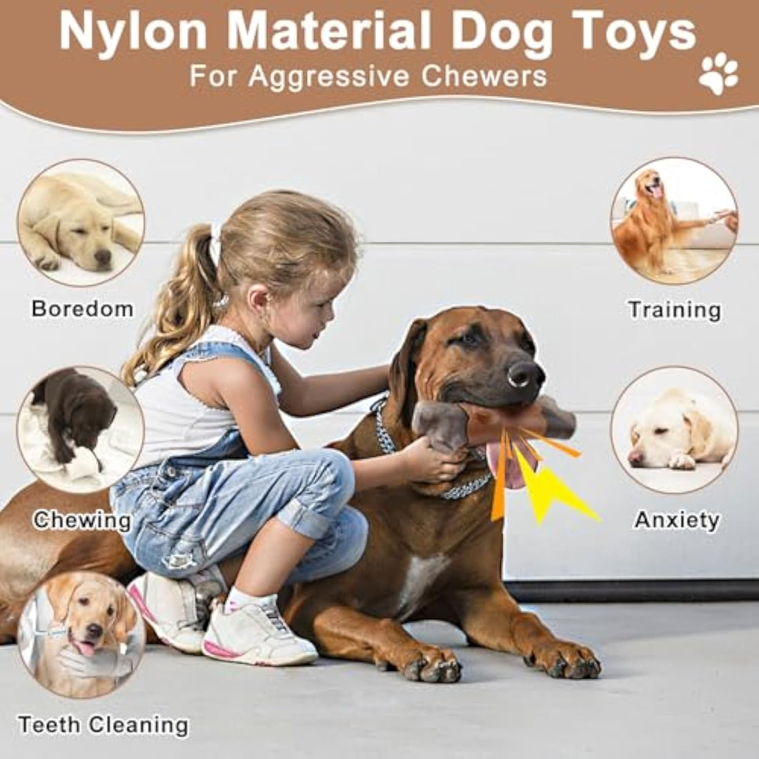 Tough Durable Pet Chew Toys For Aggressive Chewers