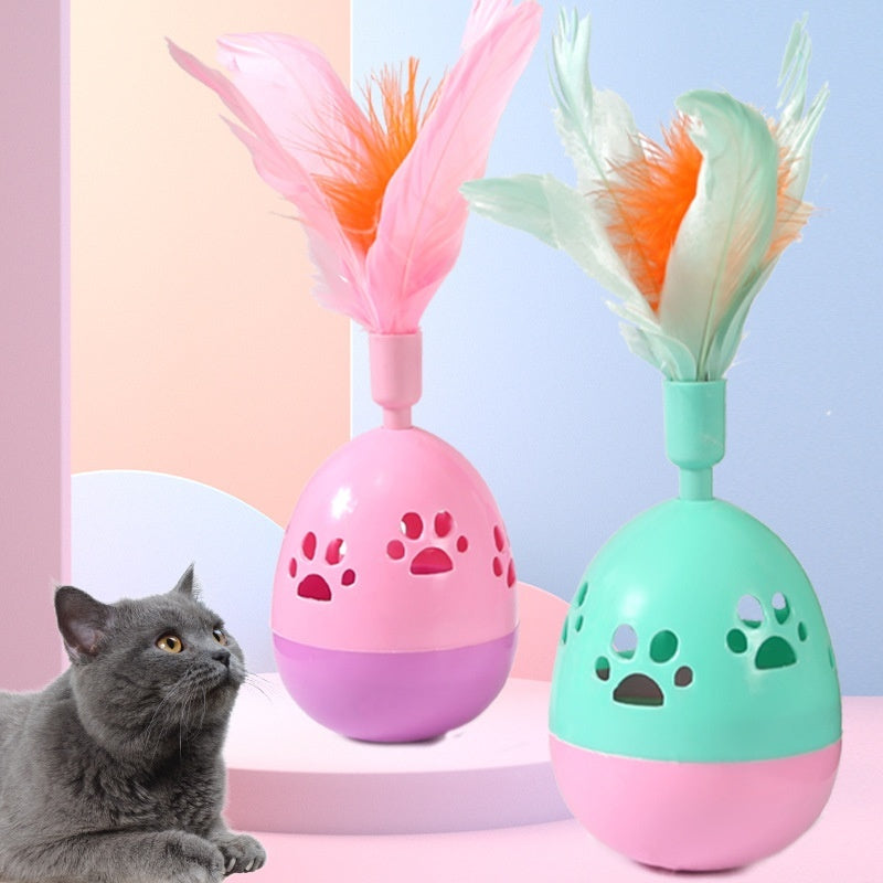 Interactive Pet Tumbler Bell Toy For Fun Play