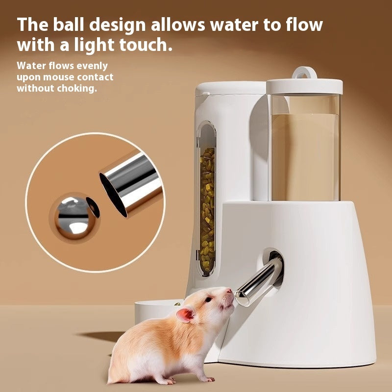 Automatic Pet Water Feeder Drinking Bottle Food Basin For Cage Use