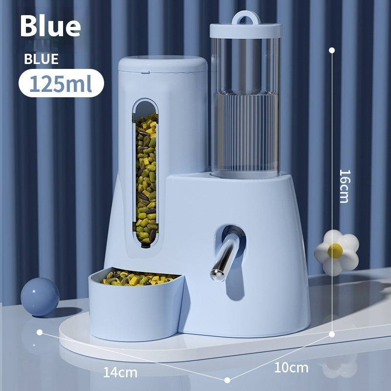 Automatic Pet Water Feeder Drinking Bottle Food Basin For Cage Use