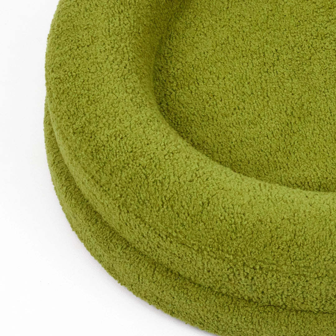 Solid Color Round Pet Bed Comfortable Household Nest