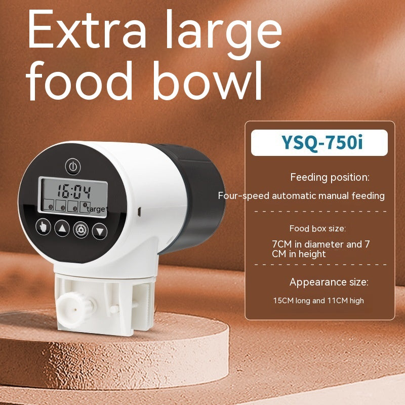 Smart Aquarium Timed Fish Feeder For Automatic Feeding System