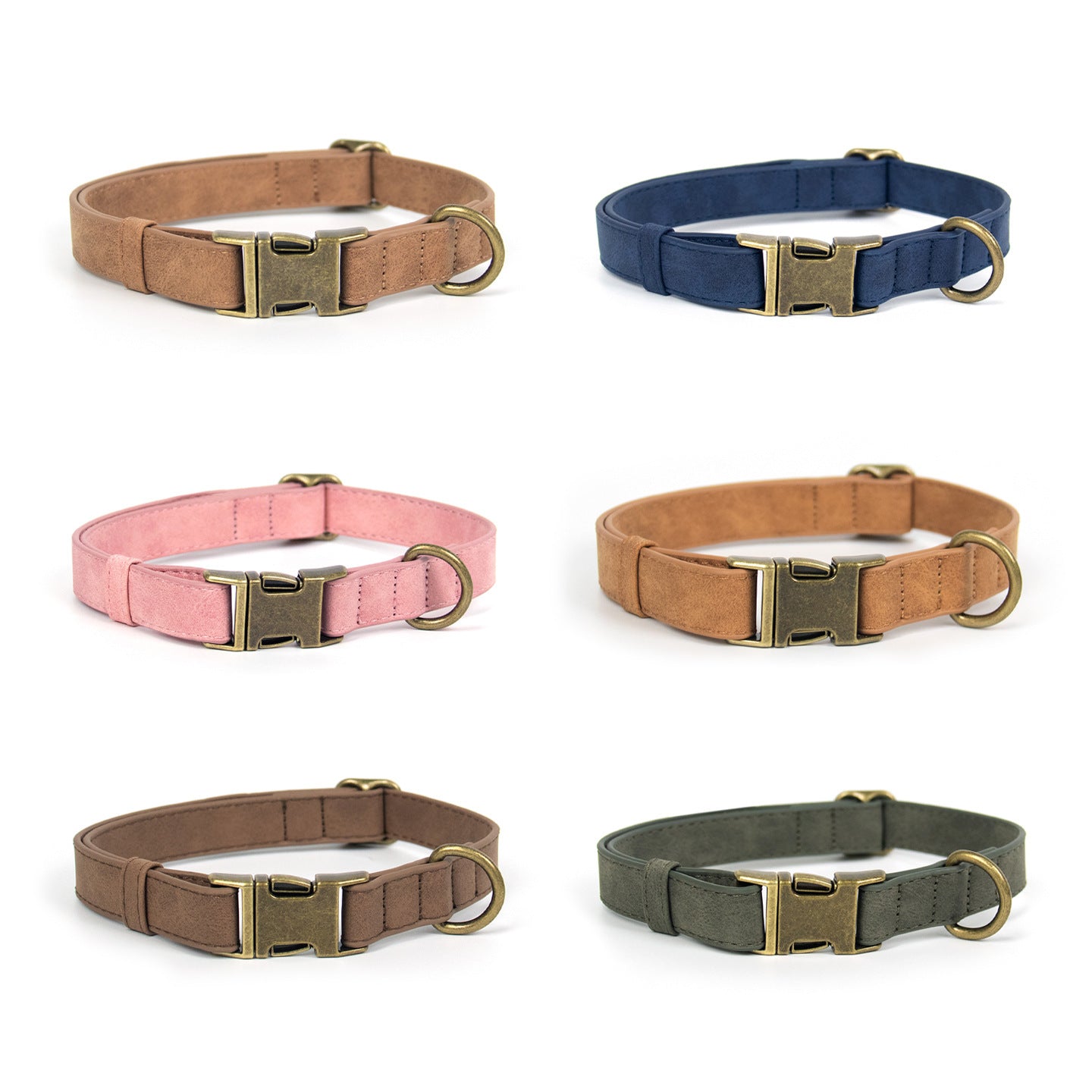 Retro Fashion Pet Leash And Collar Set