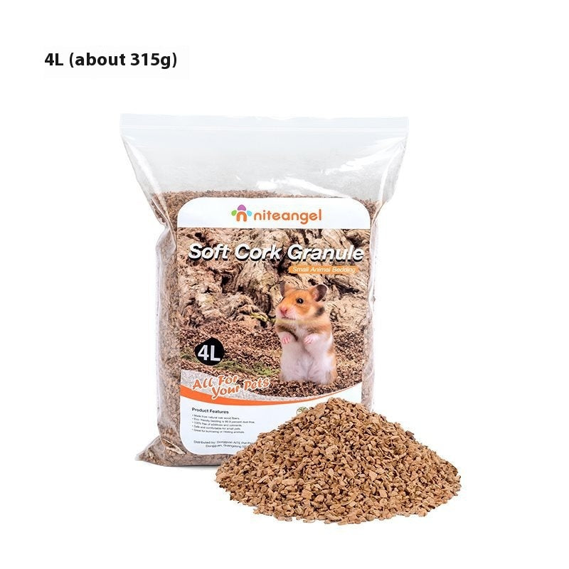 Oak Cork Pet Bedding Dust Free Digging Cage Landscaping Supplies