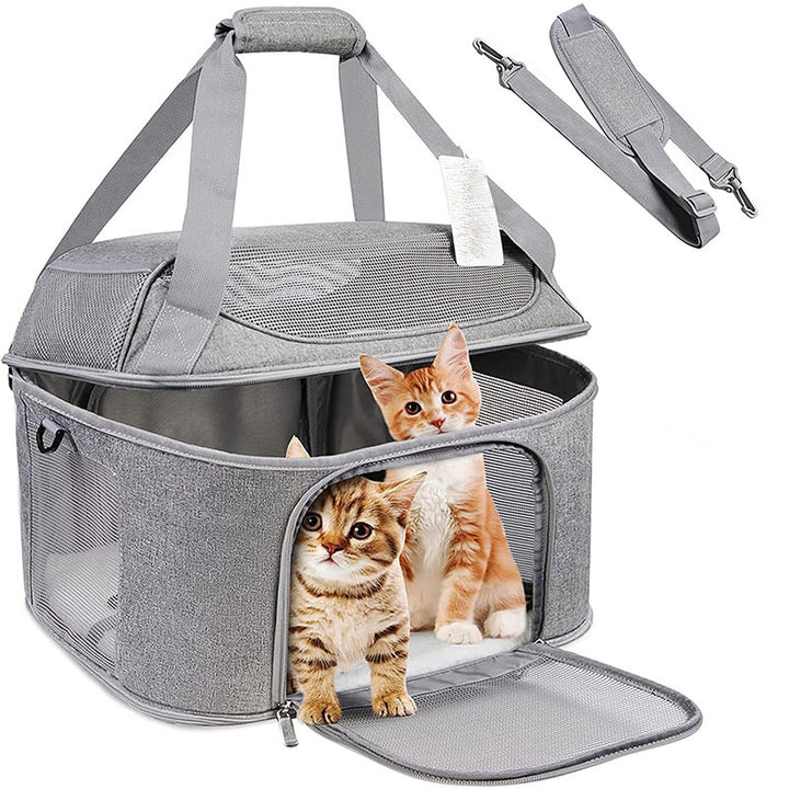Breathable Pet Carrier Backpack For Travel And Outdoor Use
