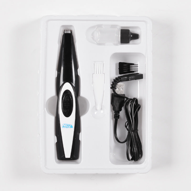 USB Rechargeable Pet Grooming Trimmer And Nail Grinder Tool