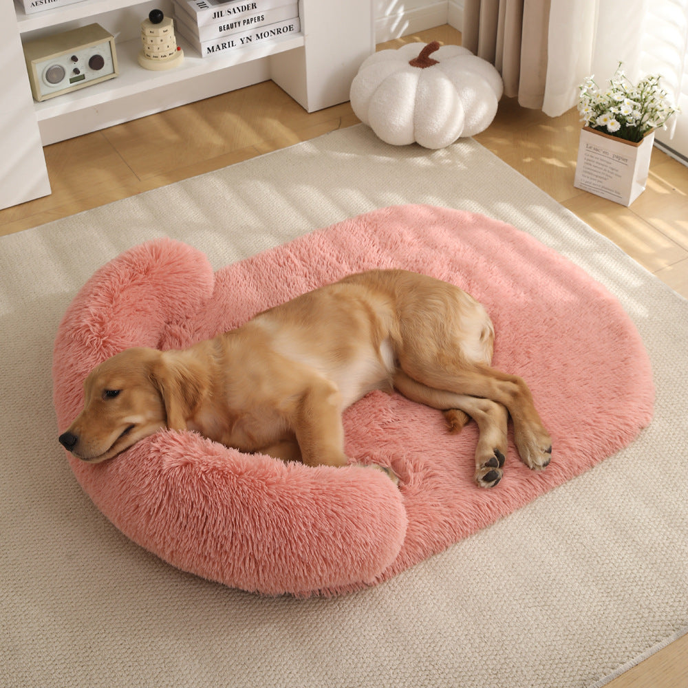 Plush Warm Pet Bed Comfortable Cushion House
