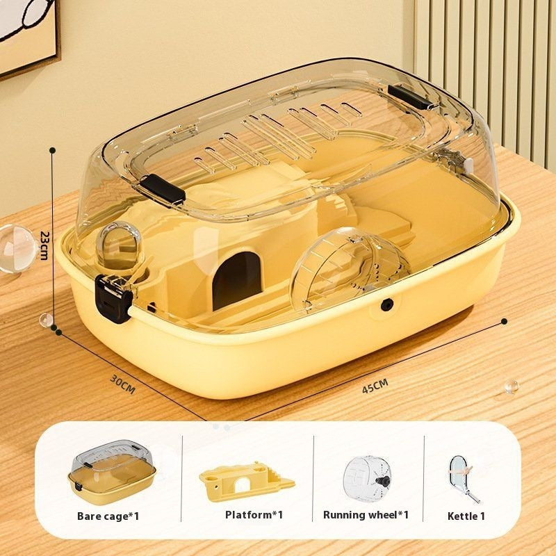 Djungarian Hamster Cang Special Oversized Transparent Acrylic Cage
