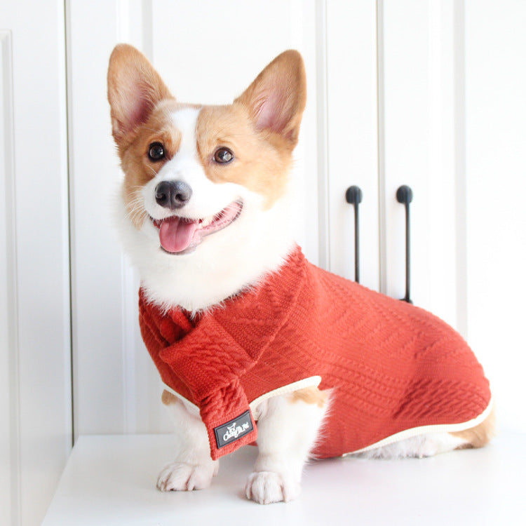 Pet Vintage Twist Style Sweater Clothing