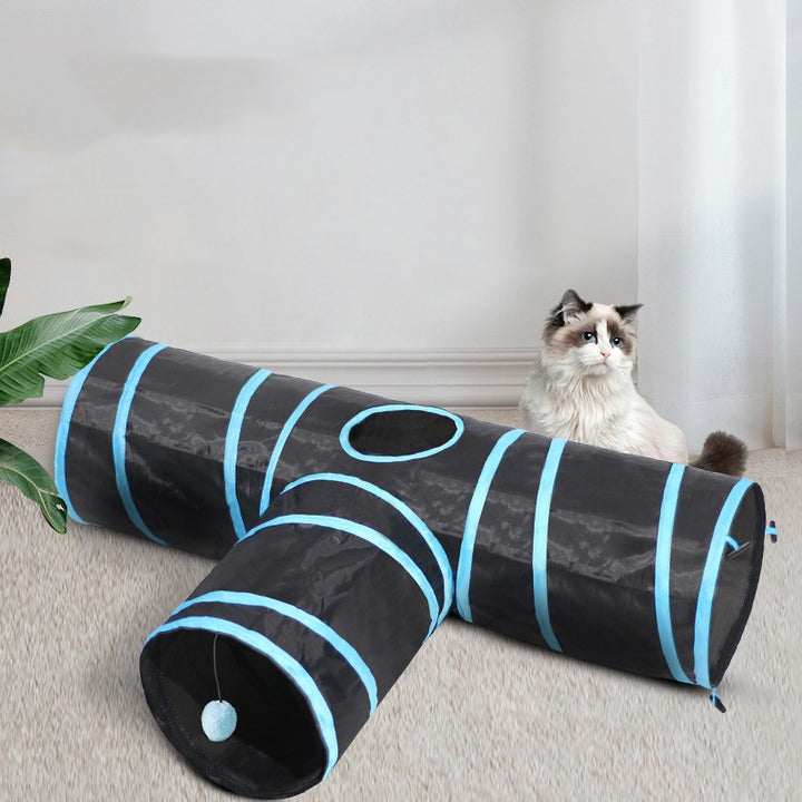 Foldable Pet Tunnel Climbing Play Toy Interactive Activity Path