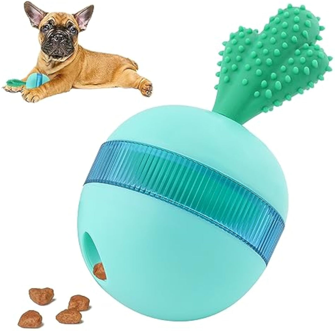 Interactive Treat Dispensing Pet Puzzle Toy Durable Chew Ball
