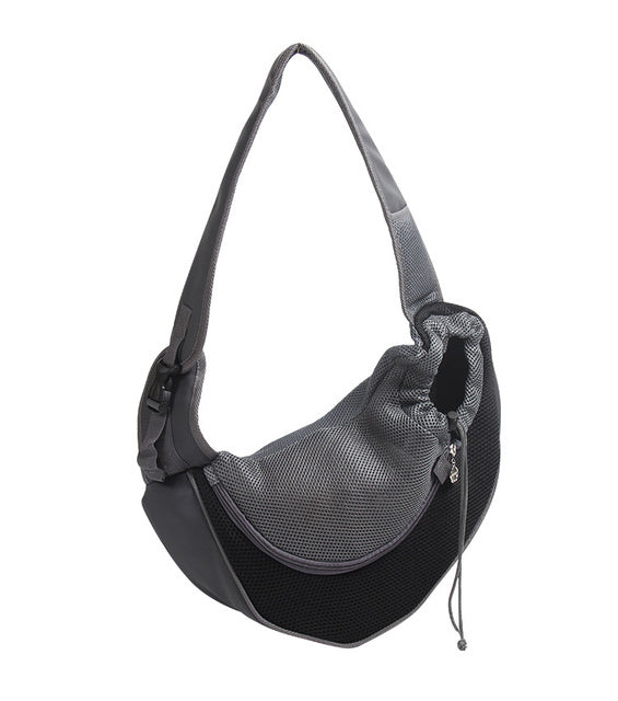 Portable Mesh Oxford Pet Carrier Sling Bag For Travel