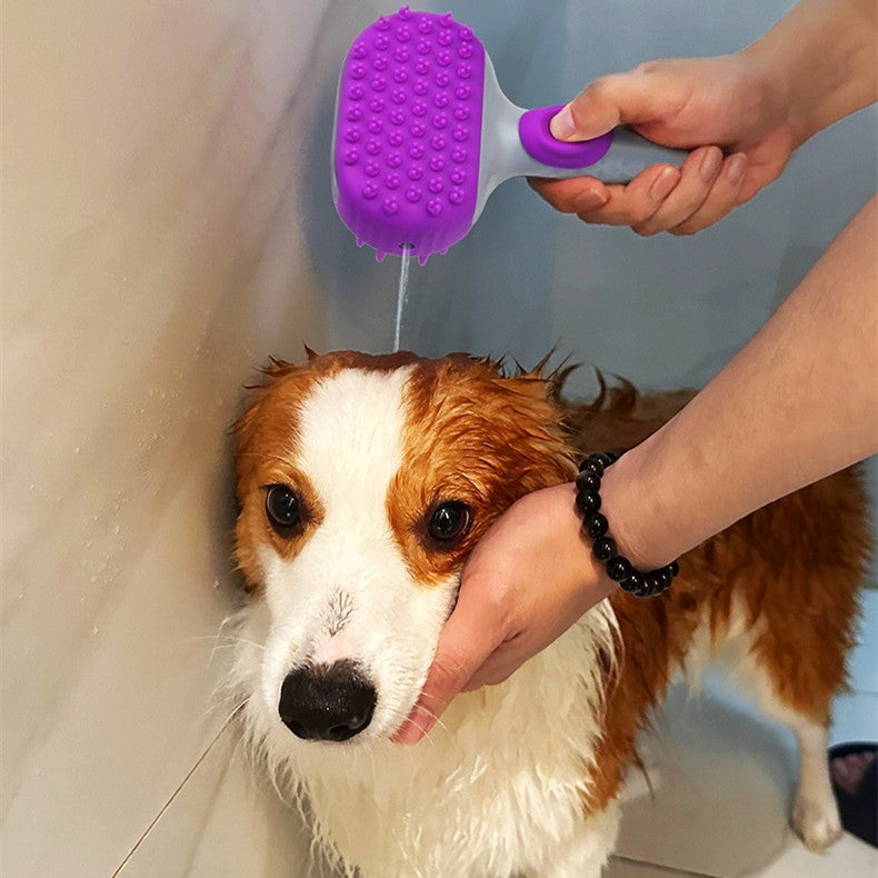 Pet Shower Bath Brush For Hair Cleaning And Grooming