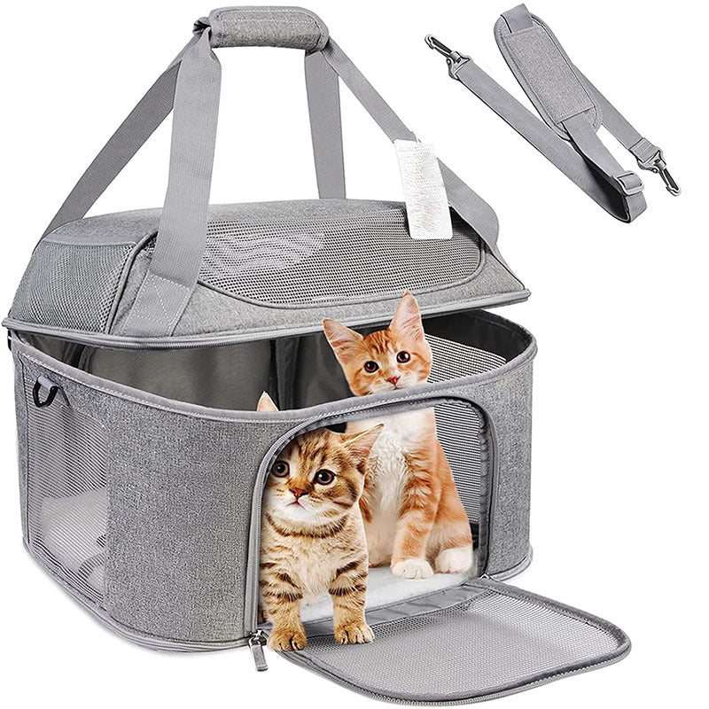 Breathable Pet Carrier Backpack For Travel And Outdoor Use