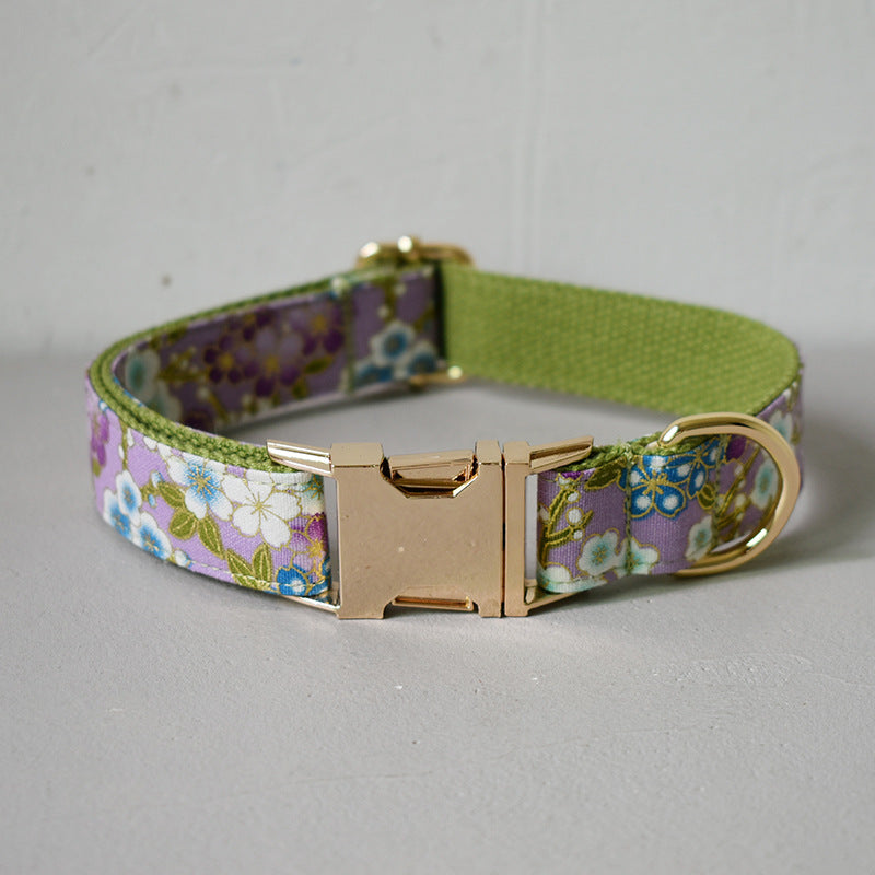 Pet Purple Zephyr Collar Leash Set