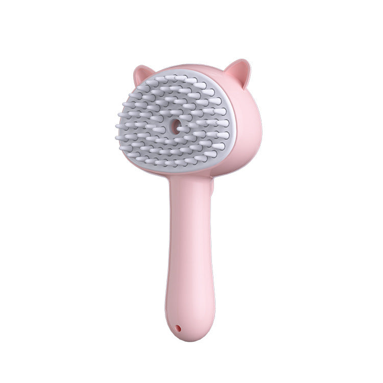 Rechargeable Mist Self Cleaning Pet Grooming Brush Multifunctional Slicker Tool