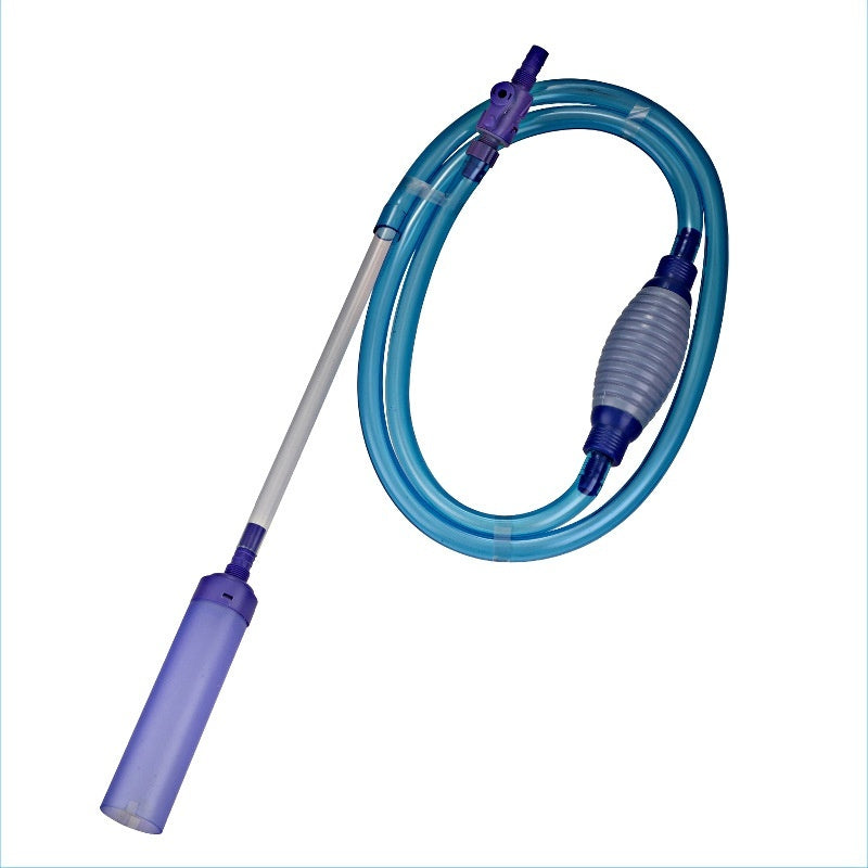 Manual Aquarium Water Siphon Tube For Tank Cleaning And Water Change