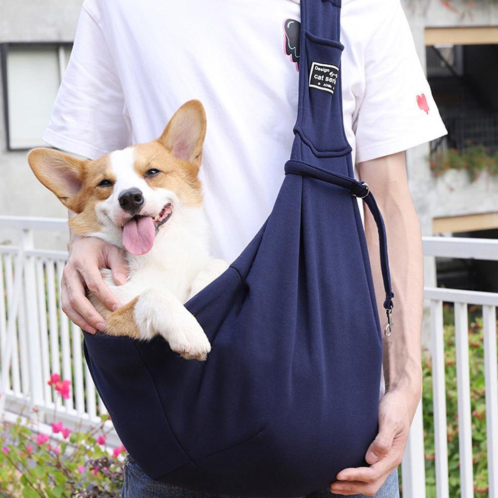 Pet Breathable Travel Sling Carrier Bag For Outdoor Use