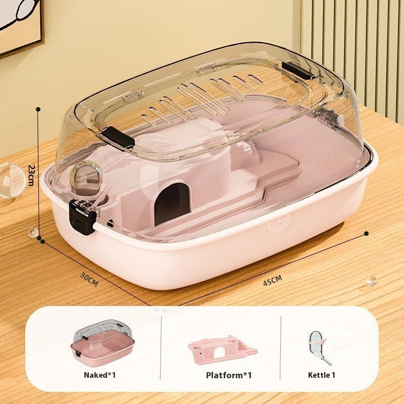 Djungarian Hamster Cang Special Oversized Transparent Acrylic Cage
