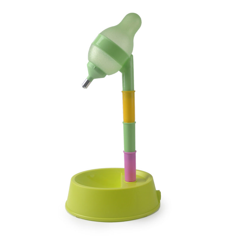 Adjustable Height Pet Water Dispenser Bowl Fountain Feeder