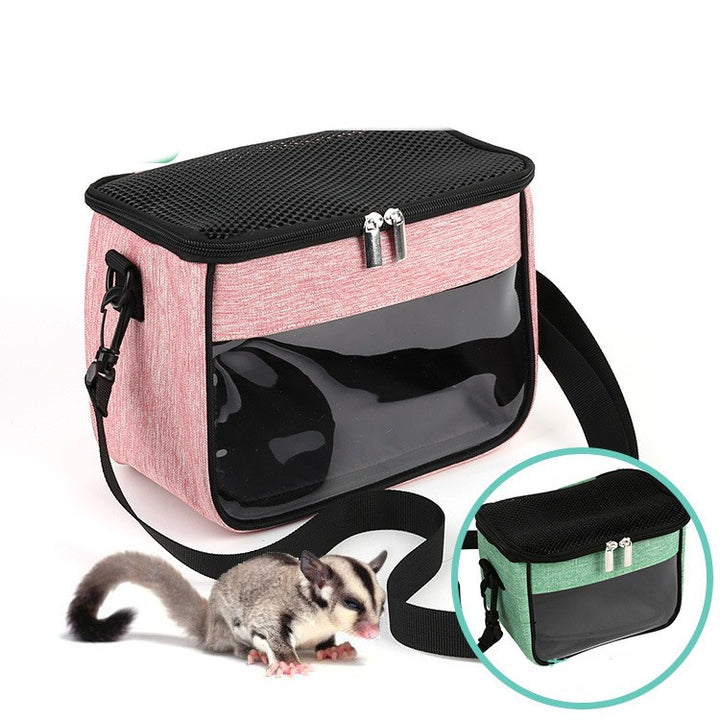 Crossbody Portable Pet Bag Cage For Small Pets Travel Use