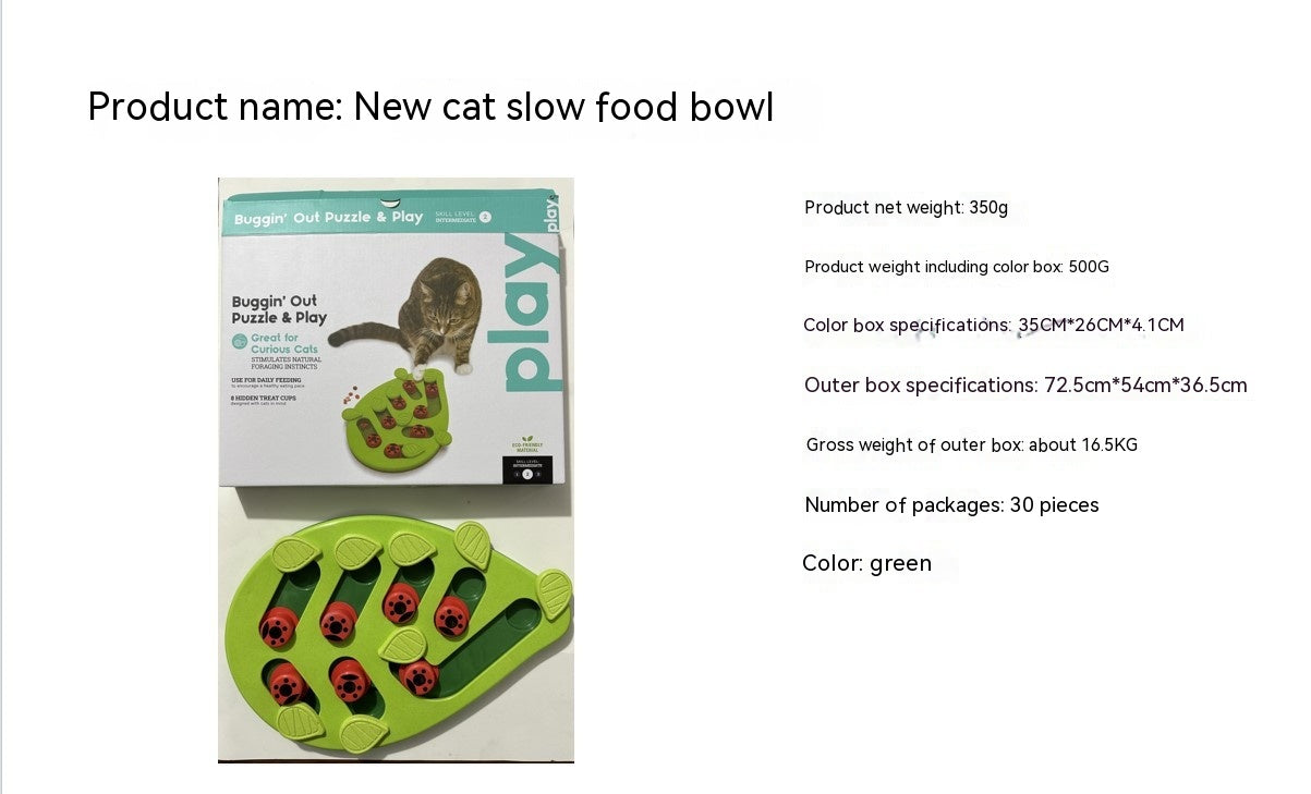 Christmas Themed Pet Slow Feeder Bowl Feeding Dish