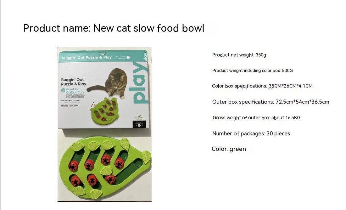 Christmas Themed Pet Slow Feeder Bowl Feeding Dish