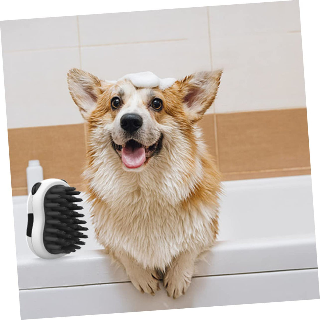 Pet Bath Grooming Glove And Hair Removal Brush Tool