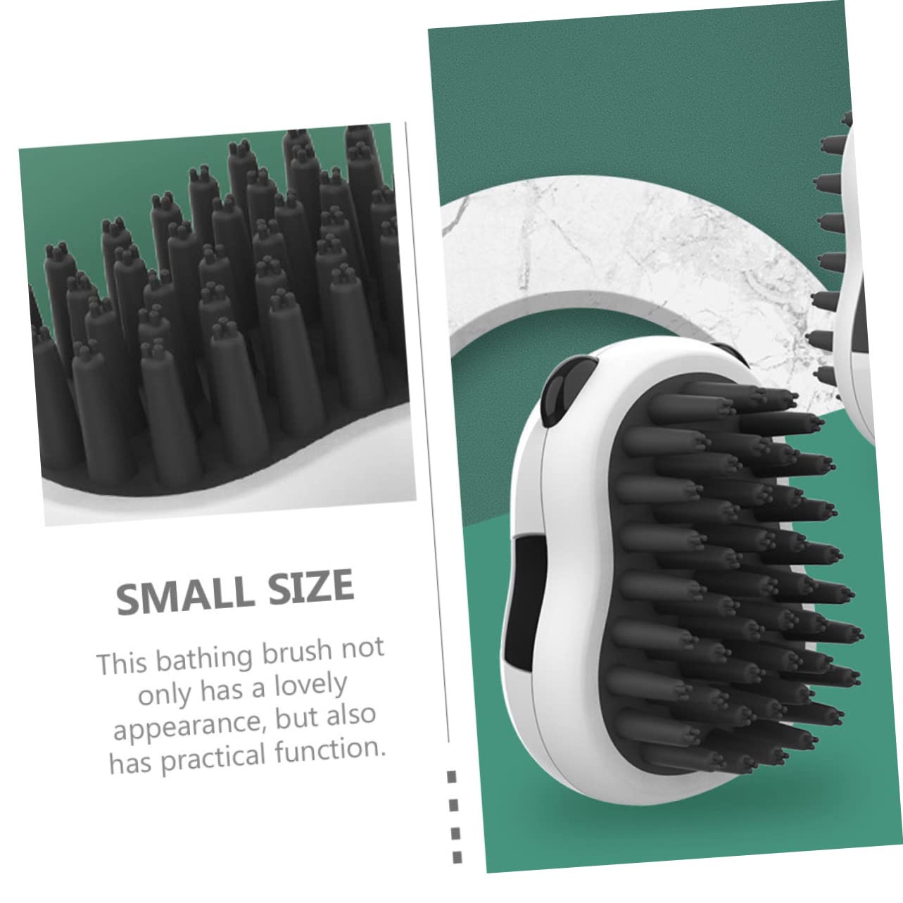 Pet Bath Grooming Glove And Hair Removal Brush Tool